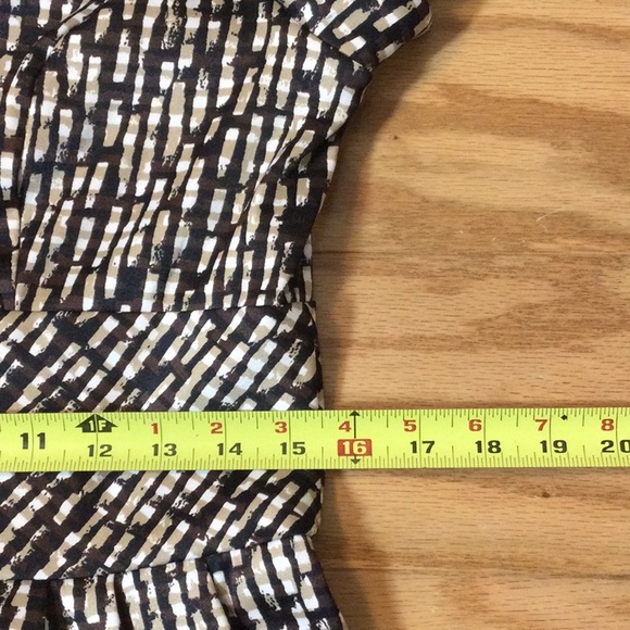 10 Rabbit Rabbit Rabbit Designs black print faux wrap dress - Picture 12 of 16